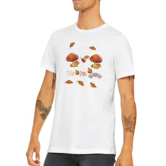 Tis' the Season Mushroom Premium Unisex Crewneck T-shirt